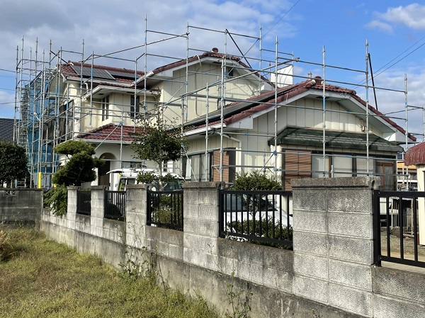 徳島県阿波市吉野町　M様邸　屋根漆喰工事・屋根塗装 2 (2)