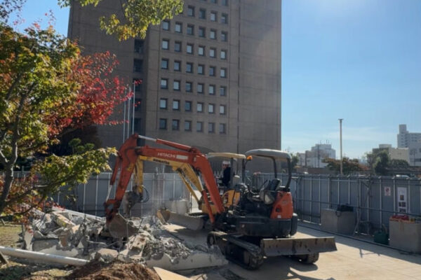 徳島県庁  水素ステーション解体工事  竣工検査終了！